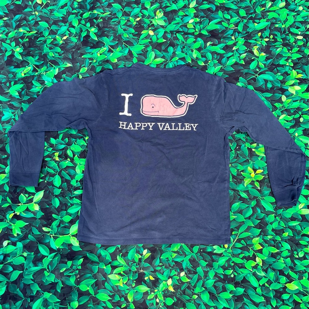 Small Navy Vineyard Vines Long Sleeve T-shirt